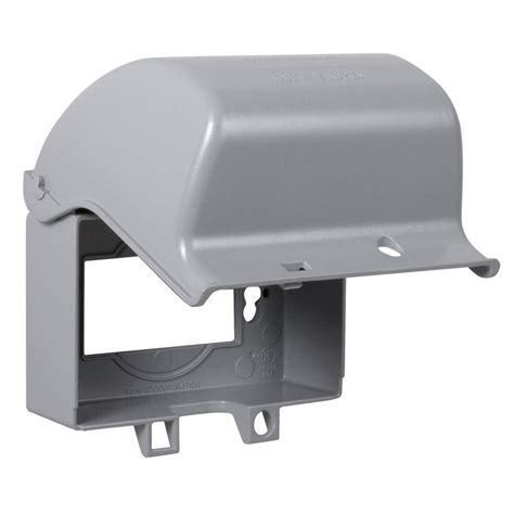 hubbell taymac 1-gang rectangle metal weatherproof electrical box cover|taymac box covers.